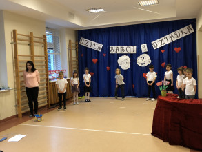 Dzień Babci i Dziadka w oddziale przedszkolnym 0B