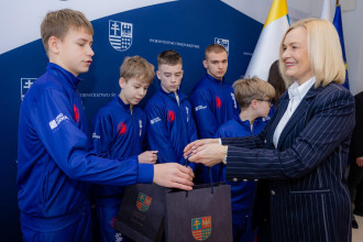Nasi uczniowie w Urzędzie Marszałkowskim Województwa Świętokrzyskiego